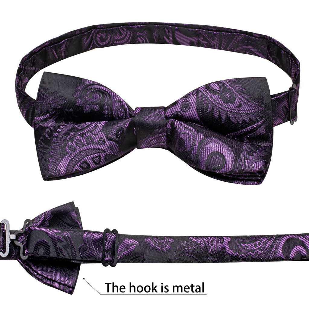 GentCrest Purple Paisley Vest Set - Image 4