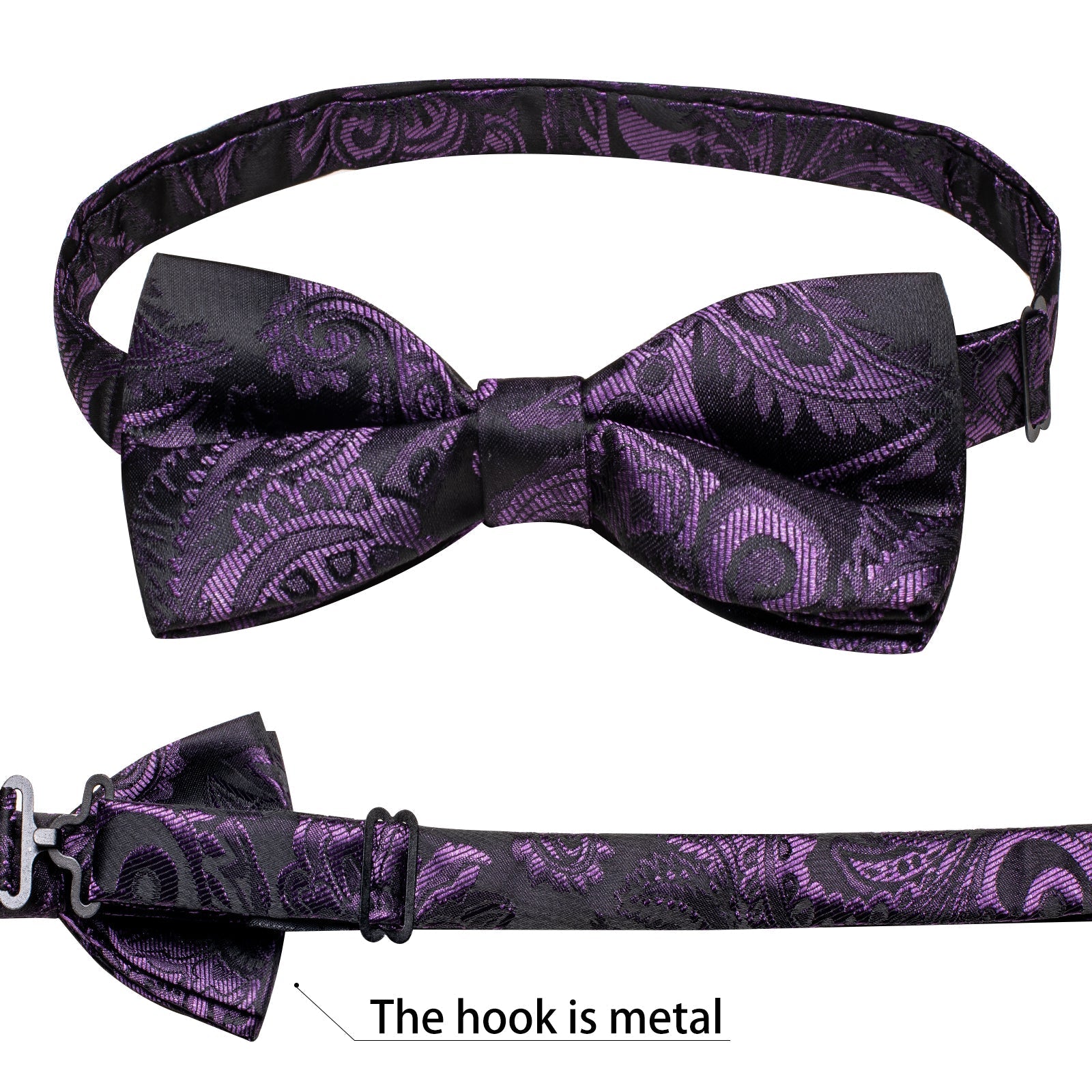 GentCrest Purple Paisley Vest Set - Image 4