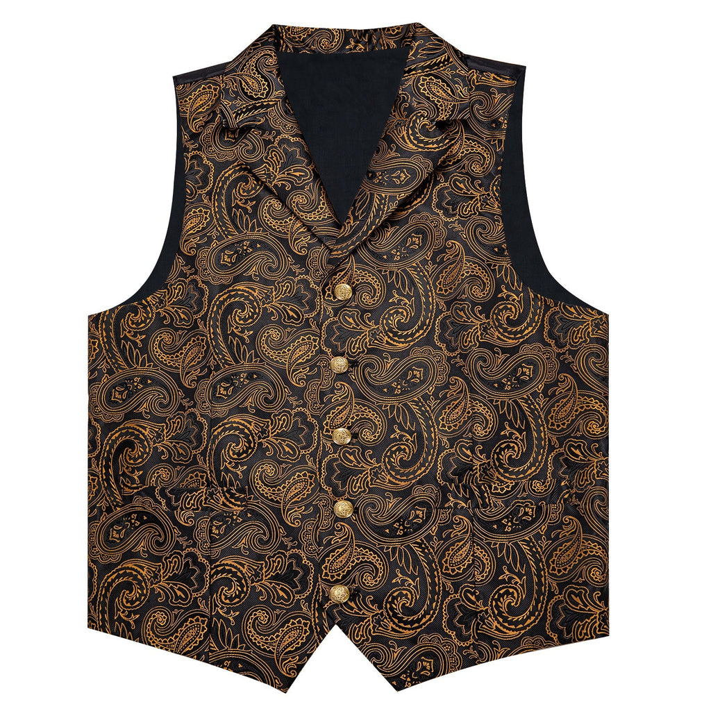 GentCrest Black Paisley Vest Set - Image 4