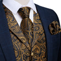GentCrest Black Paisley Vest Set - Image 1