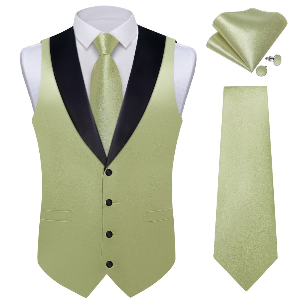 GentCrest Green Solid Vest Set - Image 2