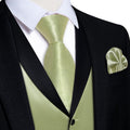 GentCrest Green Solid Vest Set - Image 1