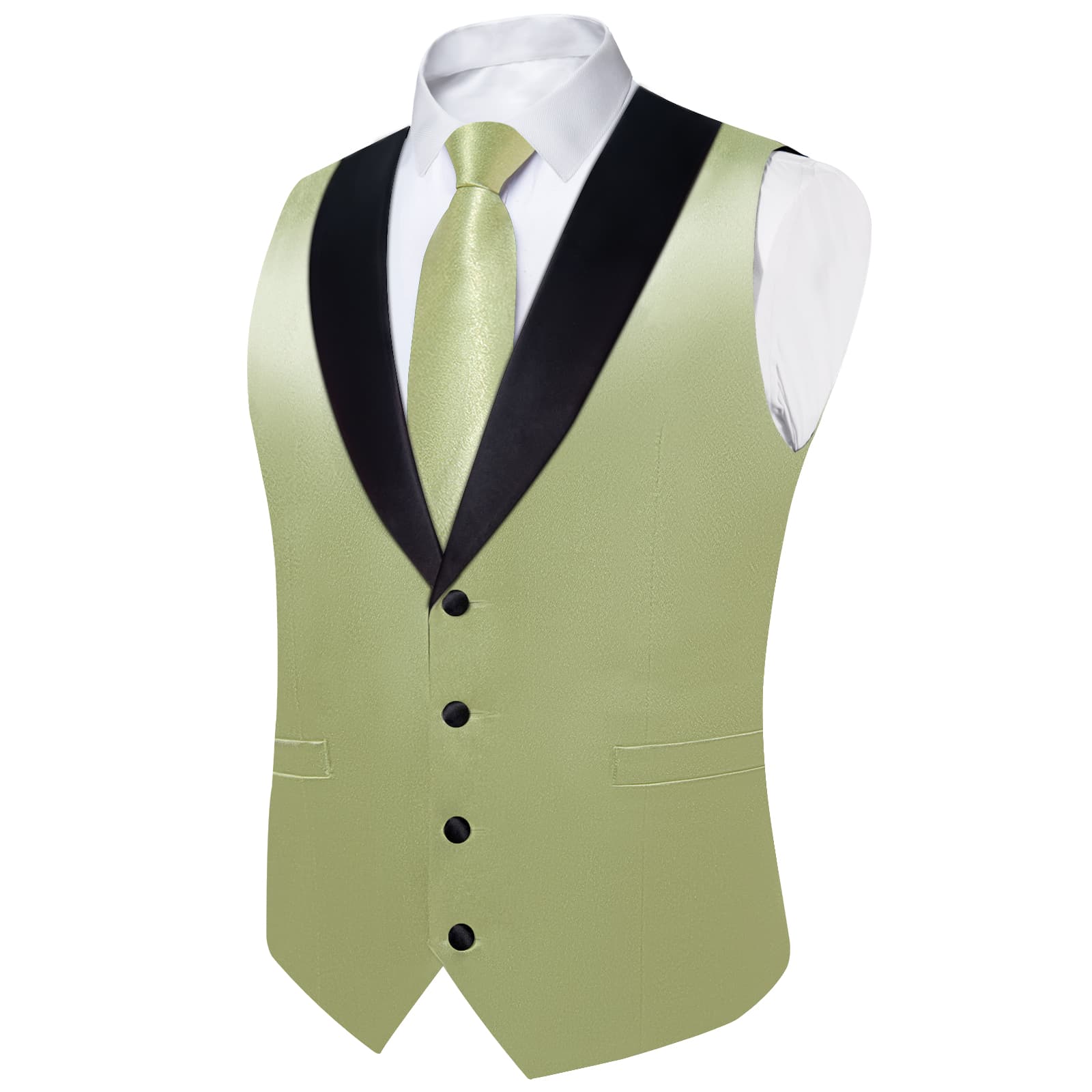 GentCrest Green Solid Vest Set - Image 5