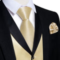 GentCrest Brown Solid Vest Set - Image 1
