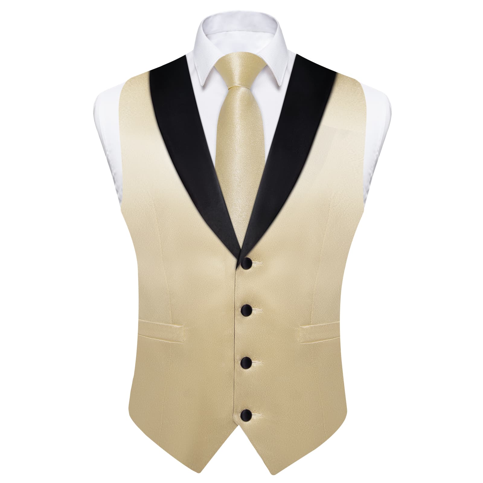 GentCrest Brown Solid Vest Set - Image 4