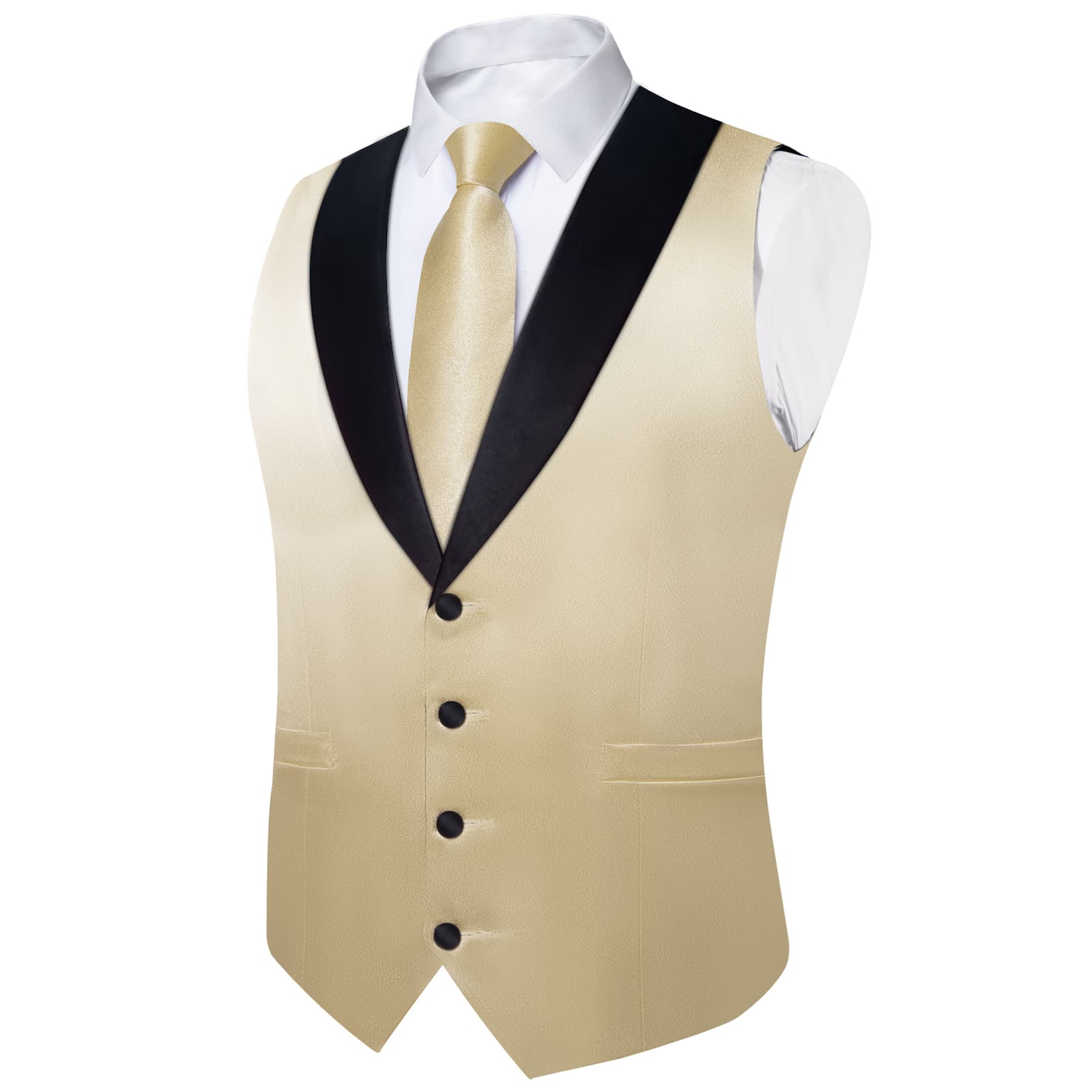 GentCrest Brown Solid Vest Set - Image 5