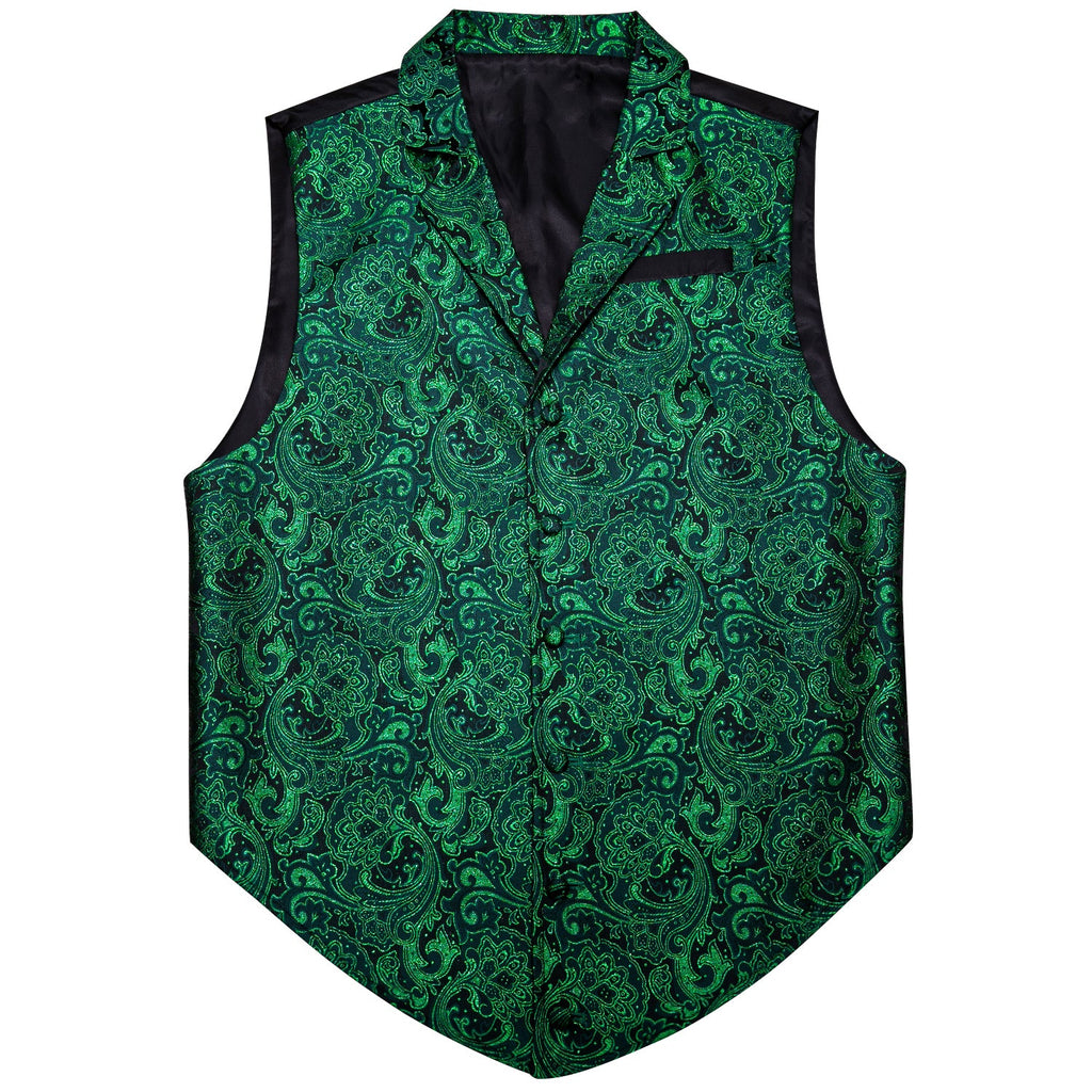 GentCrest Green Paisley Vest Set - Image 3