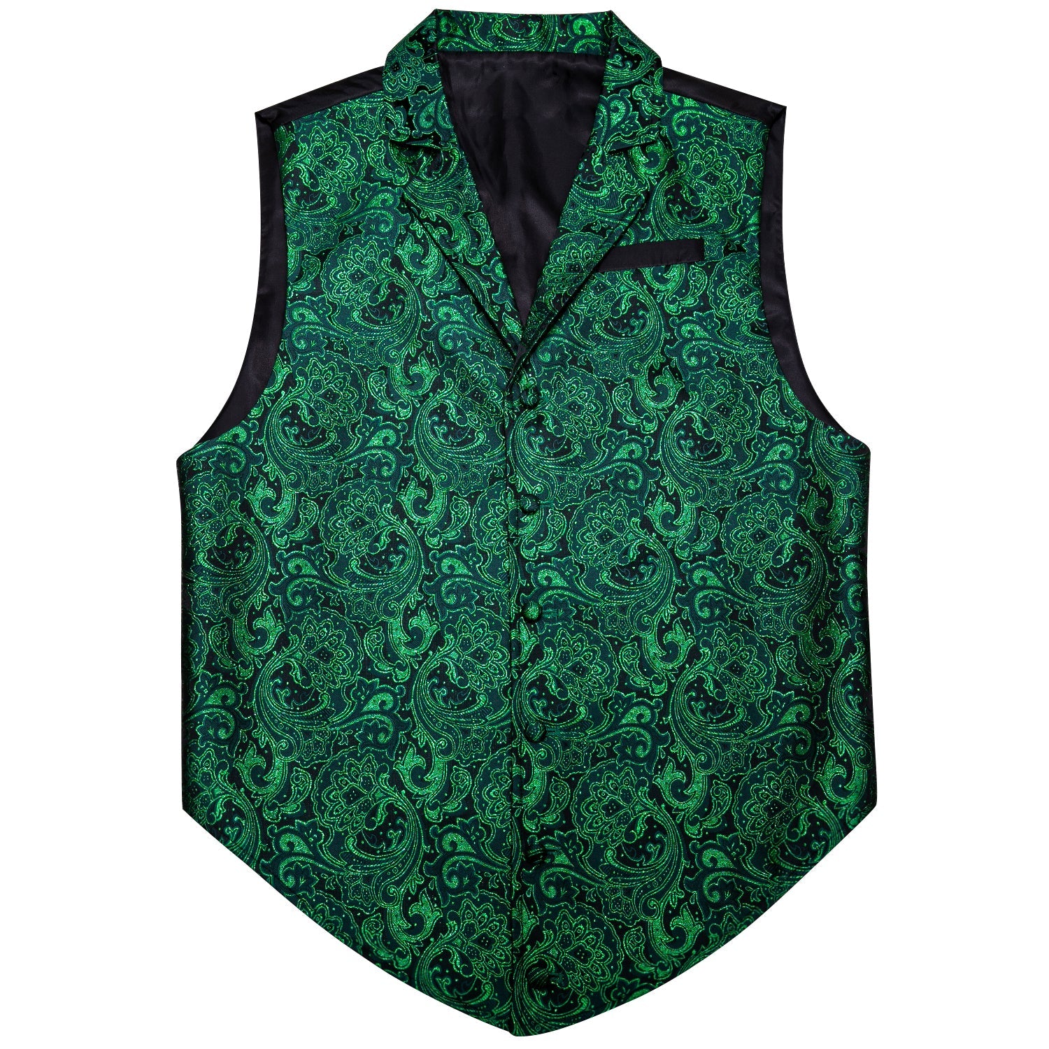 GentCrest Green Paisley Vest Set - Image 3