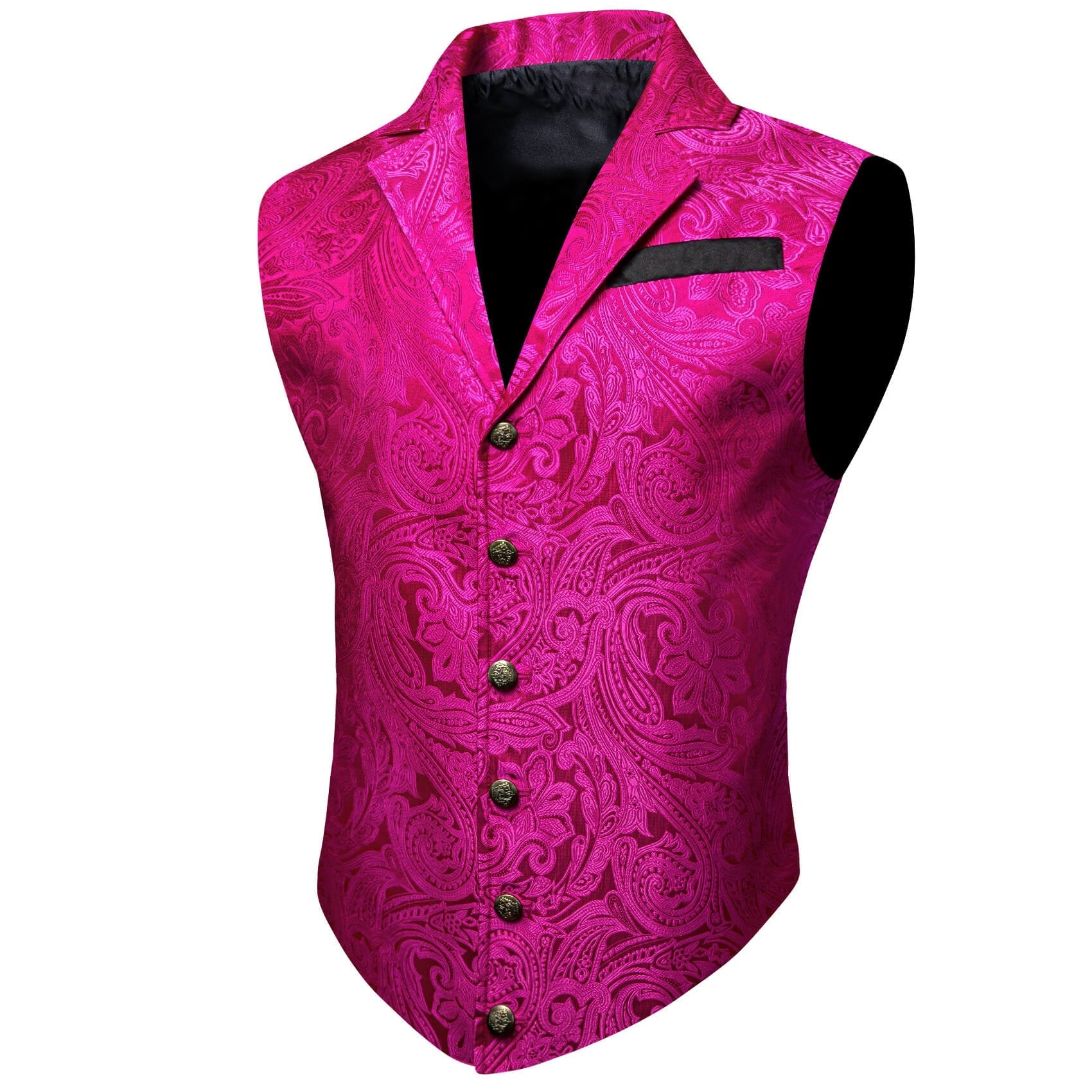 GentCrest Pink Paisley Vest Set - Image 2