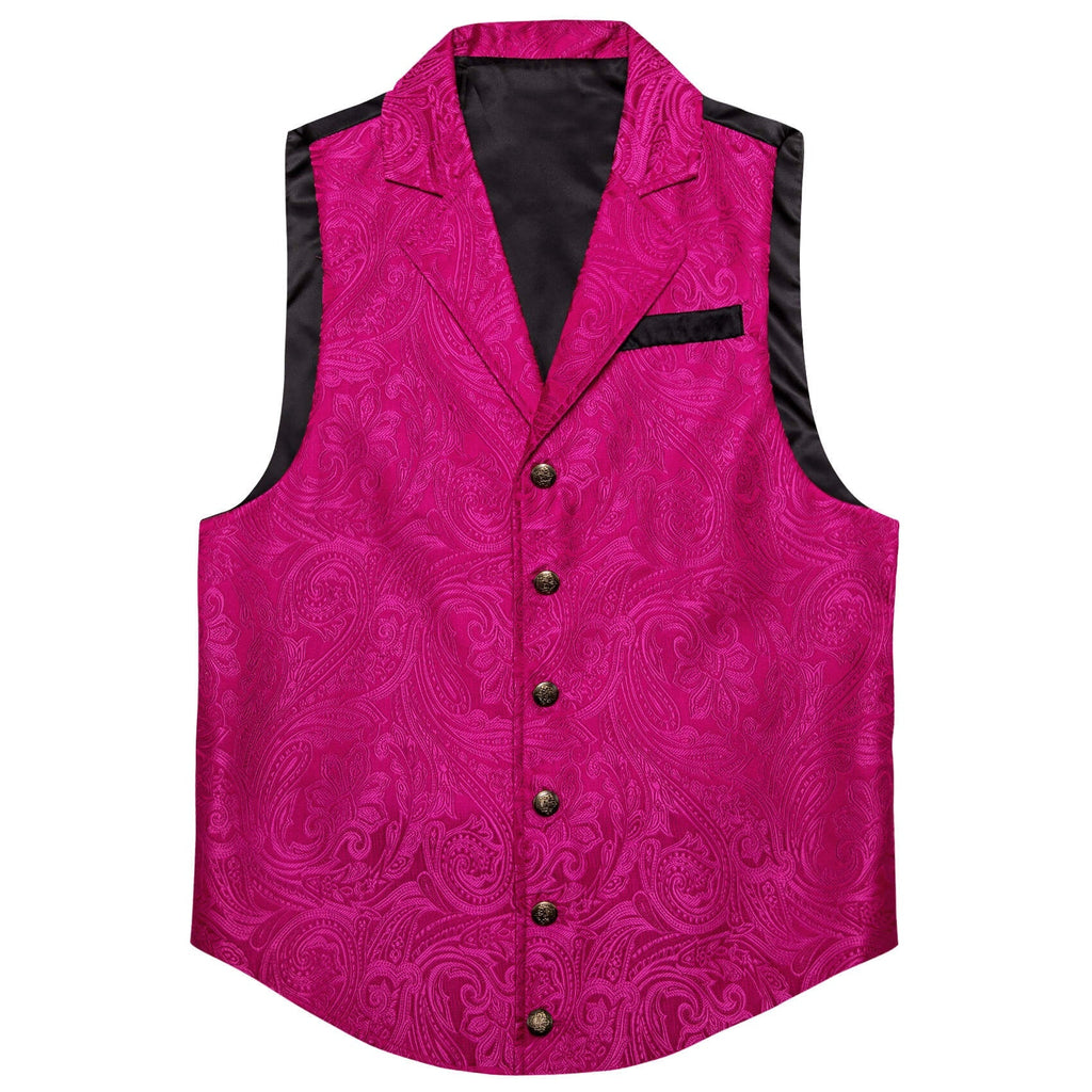 GentCrest Pink Paisley Vest Set - Image 3