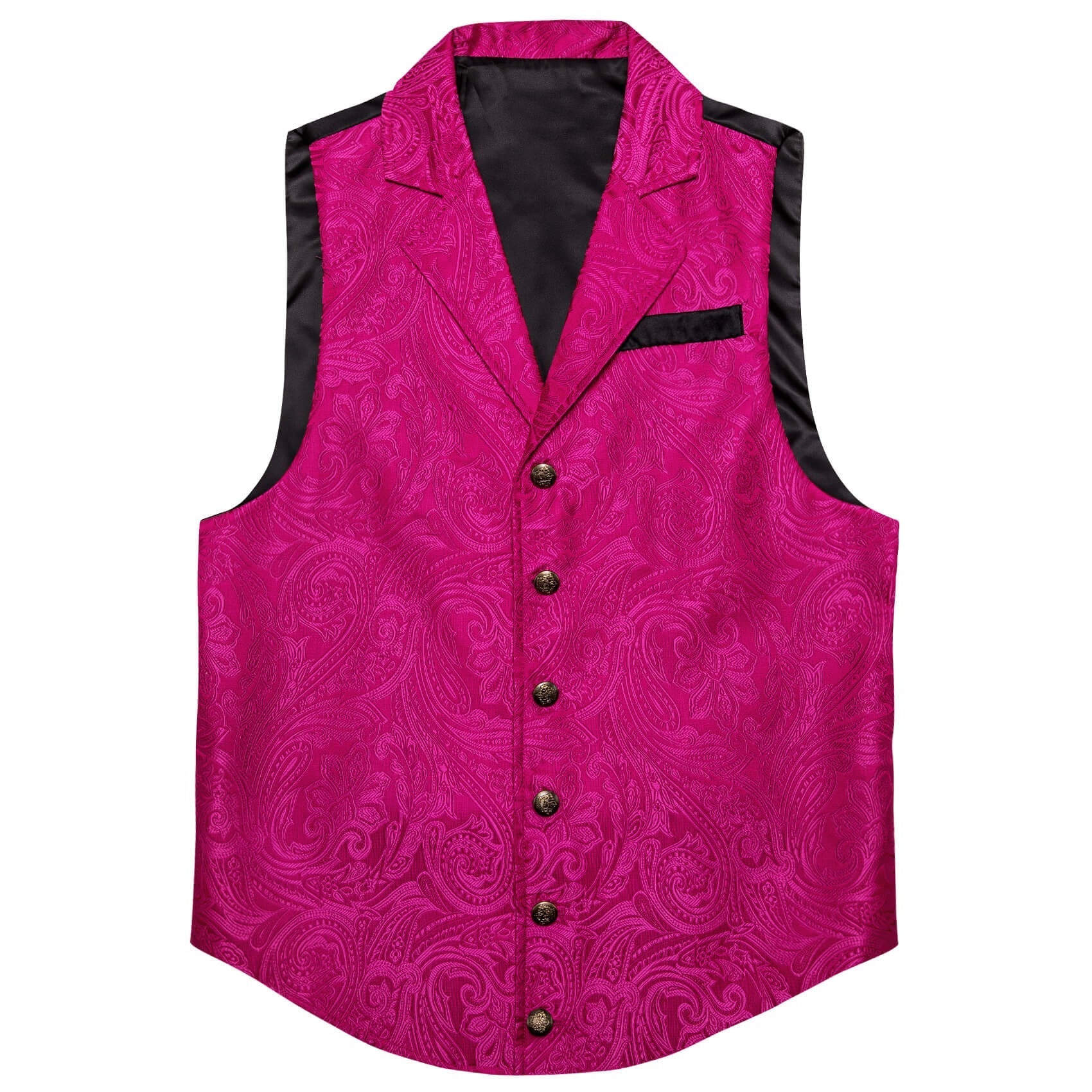 GentCrest Pink Paisley Vest Set - Image 3