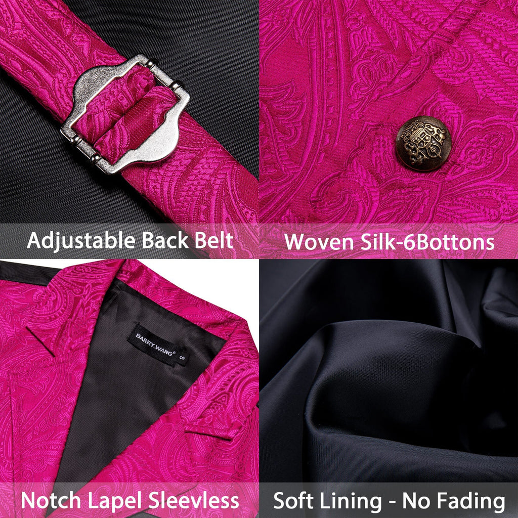 GentCrest Pink Paisley Vest Set - Image 5