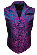 GentCrest Blue Paisley Vest Set - Image 1