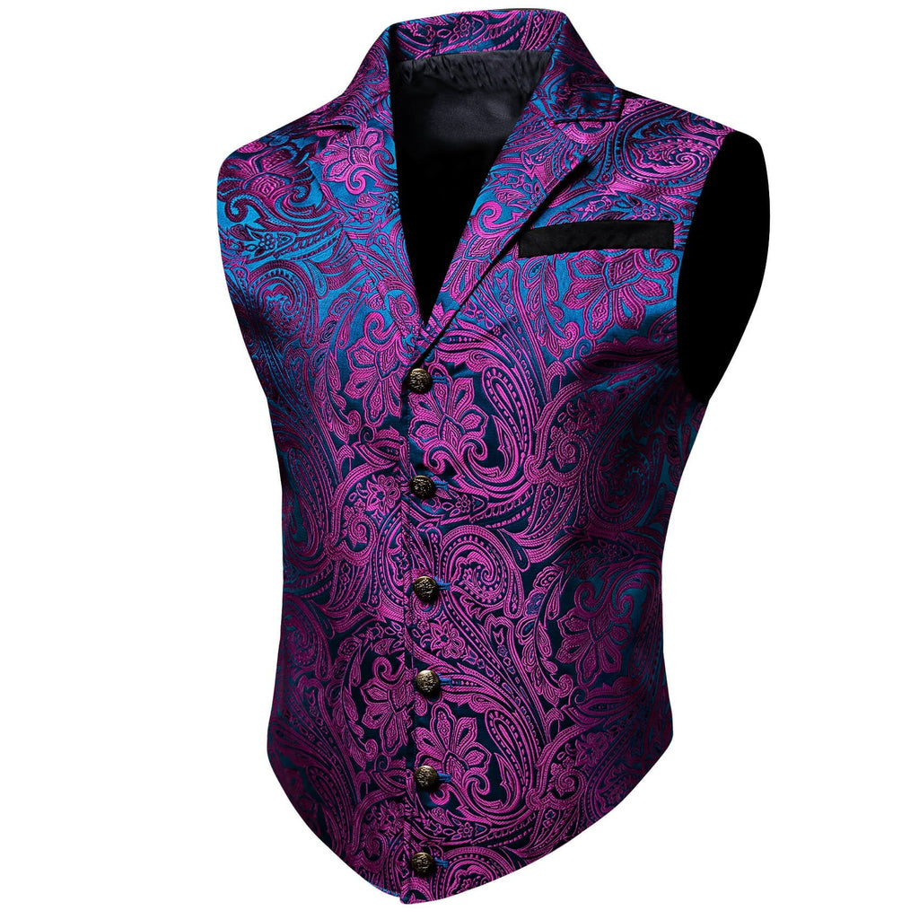 GentCrest Blue Paisley Vest Set - Image 2