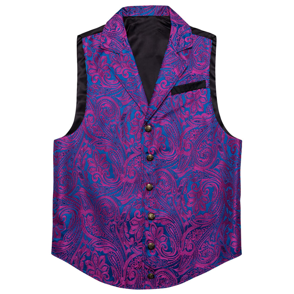 GentCrest Blue Paisley Vest Set - Image 3