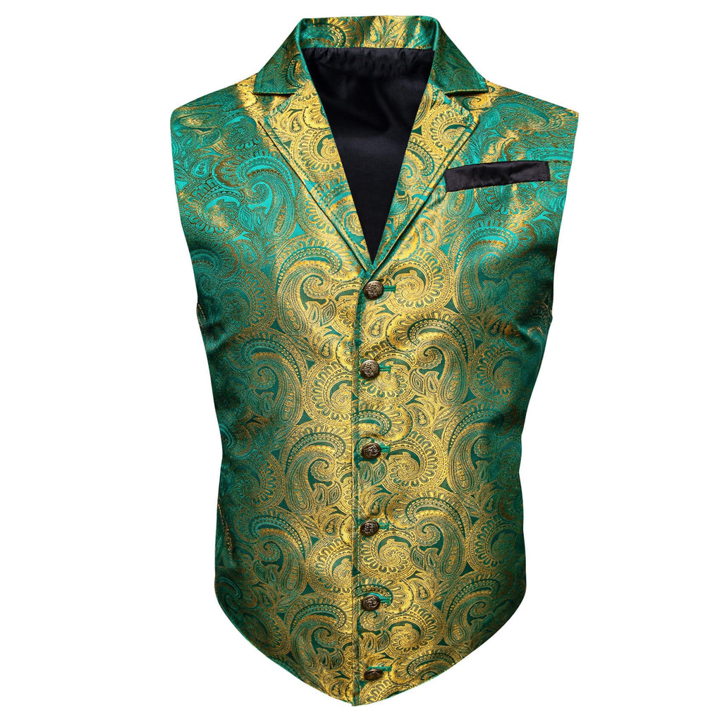 GentCrest Blue Paisley Vest Set - Image 1