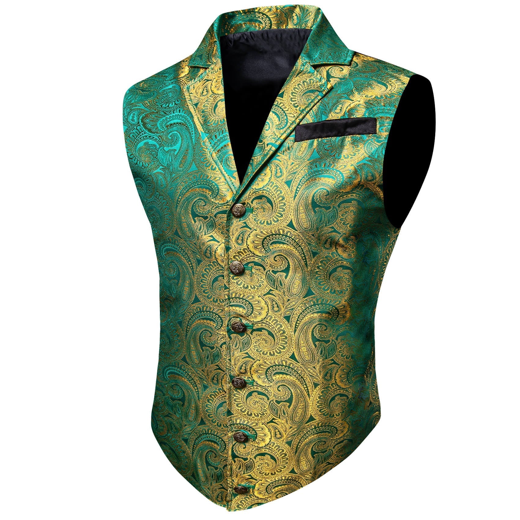 GentCrest Blue Paisley Vest Set - Image 2