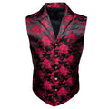 GentCrest Black Floral Vest Set - Image 1