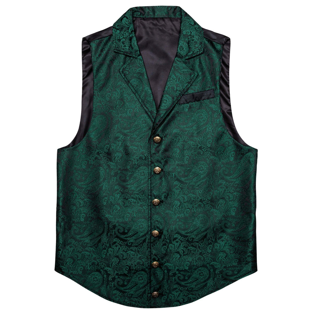 GentCrest Green Paisley Vest Set - Image 3