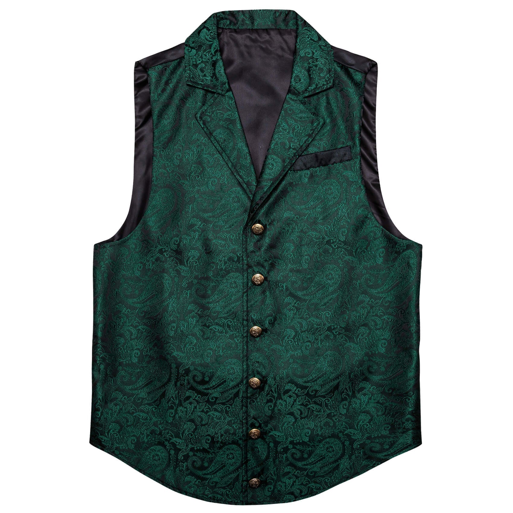GentCrest Green Paisley Vest Set - Image 3