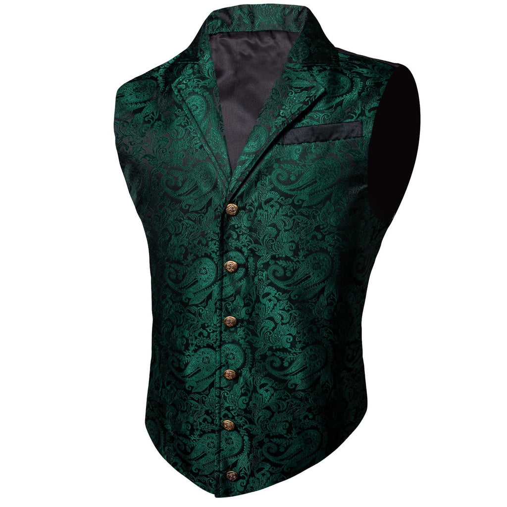 GentCrest Green Paisley Vest Set - Image 2