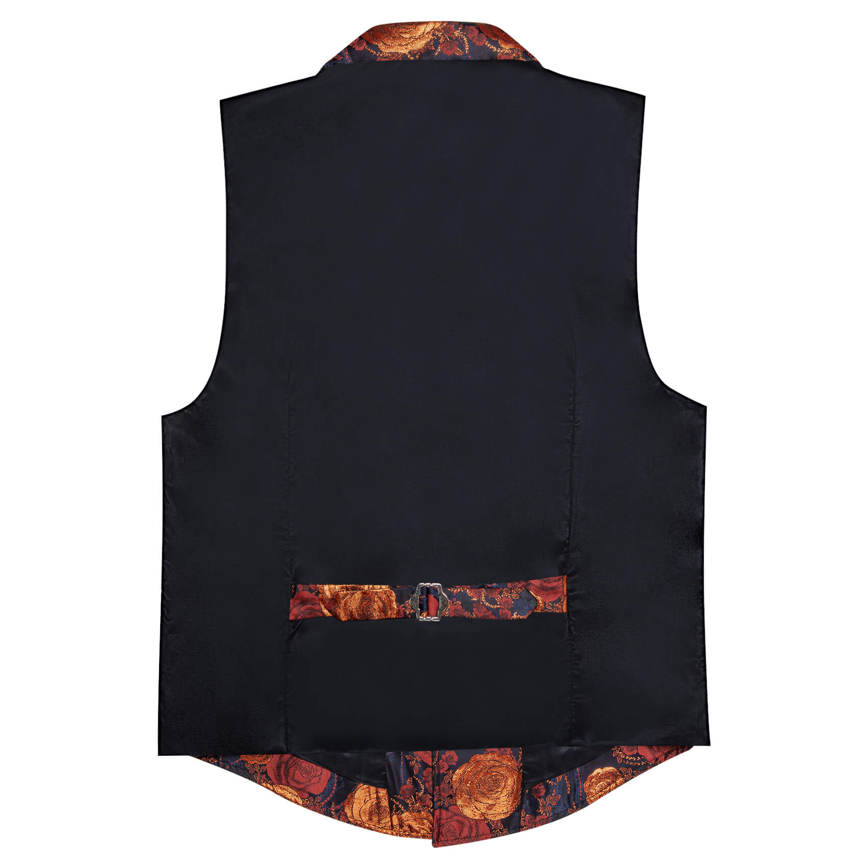 GentCrest Orange Floral Vest Set - Image 4