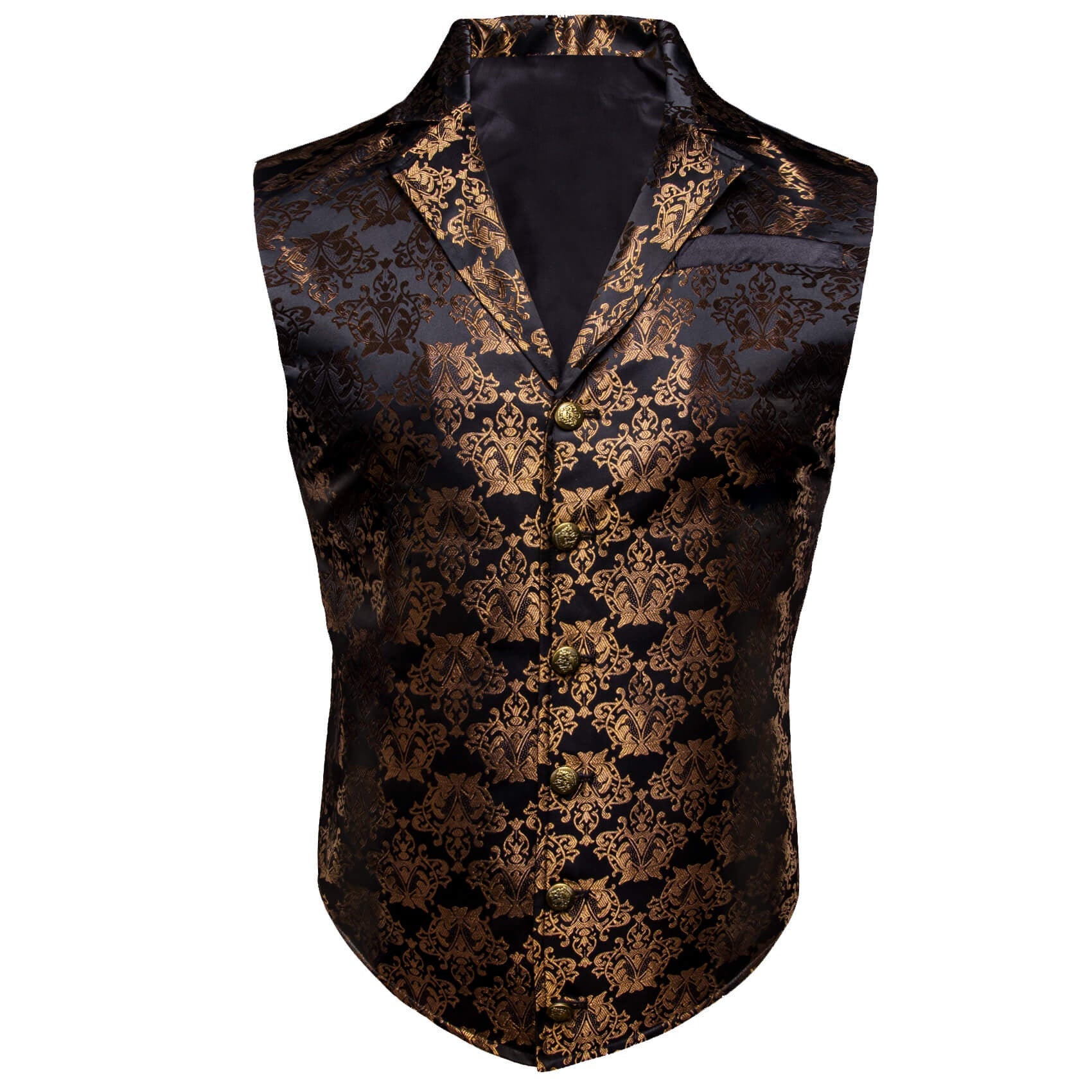 GentCrest Black Floral Vest Set - Image 1