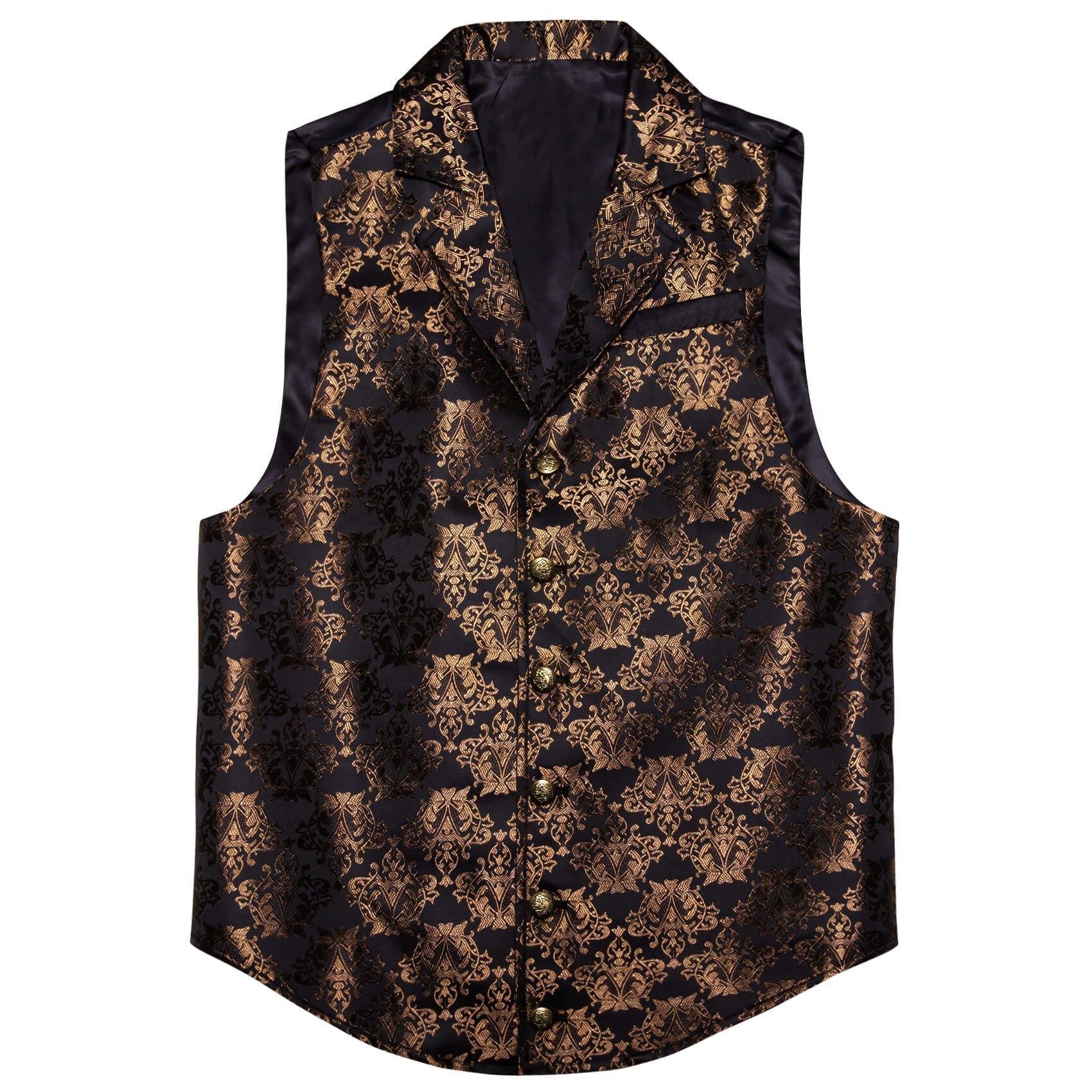 GentCrest Black Floral Vest Set - Image 3