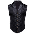 GentCrest Black Floral Vest Set - Image 1