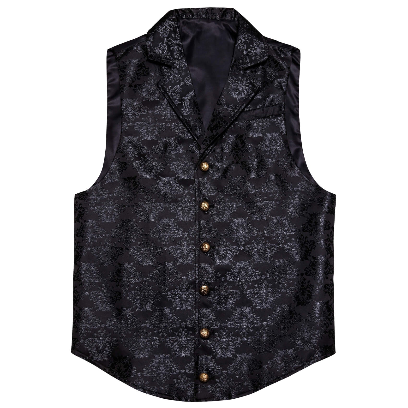 GentCrest Black Floral Vest Set - Image 3