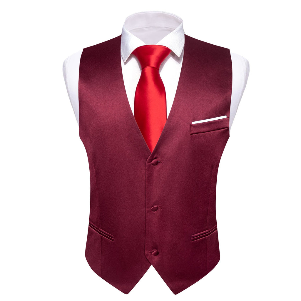 GentCrest Red Solid Vest - Image 3