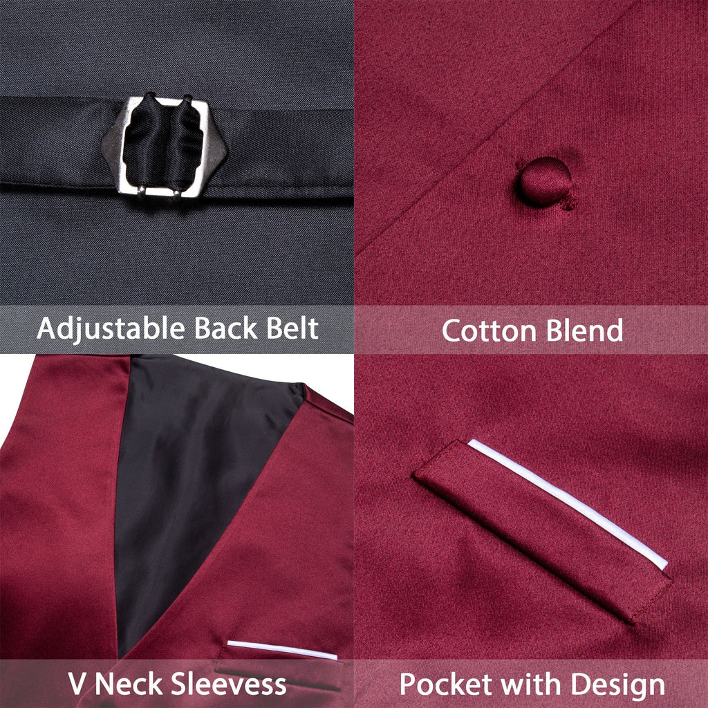 GentCrest Red Solid Vest - Image 6