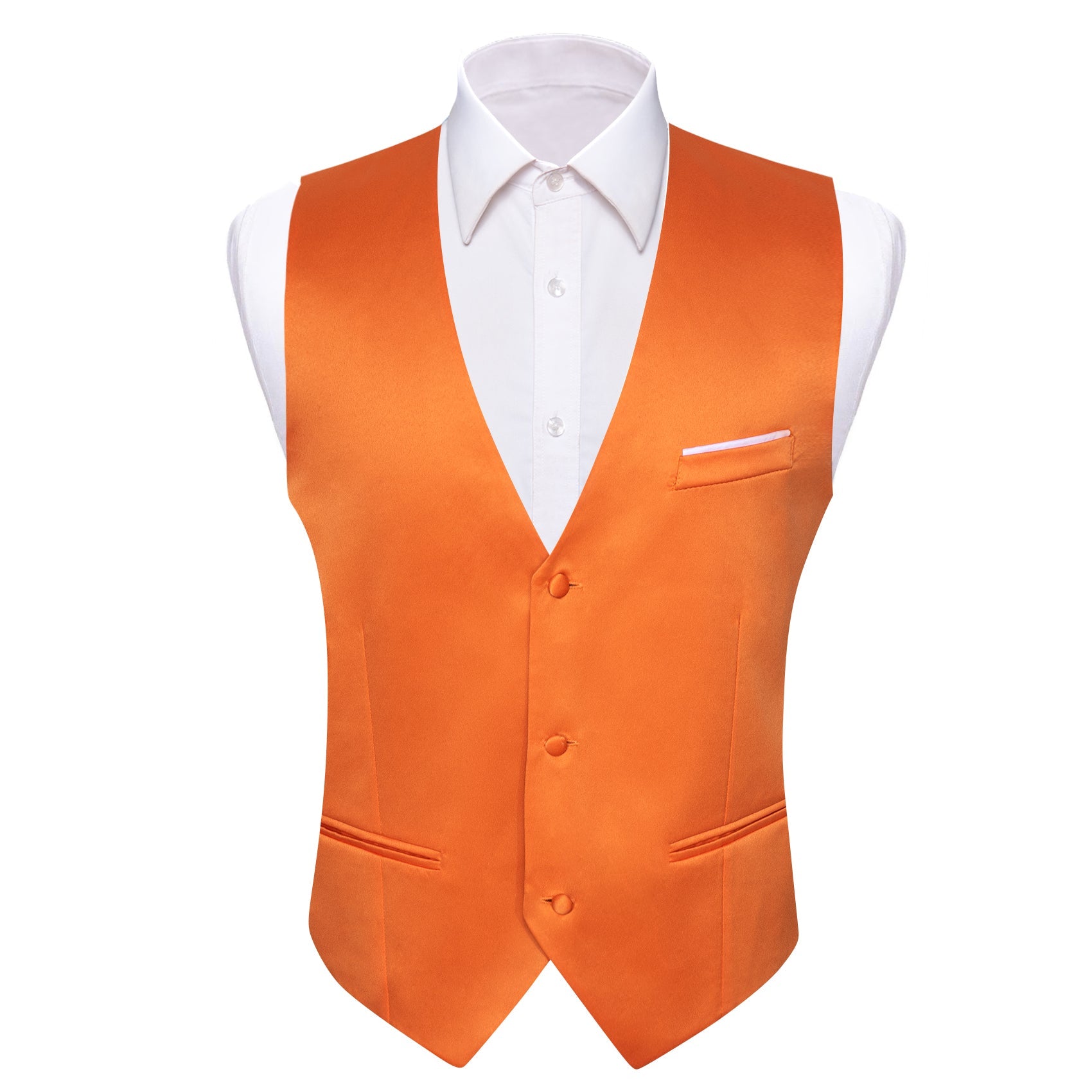 GentCrest Orange Solid Vest - Image 1