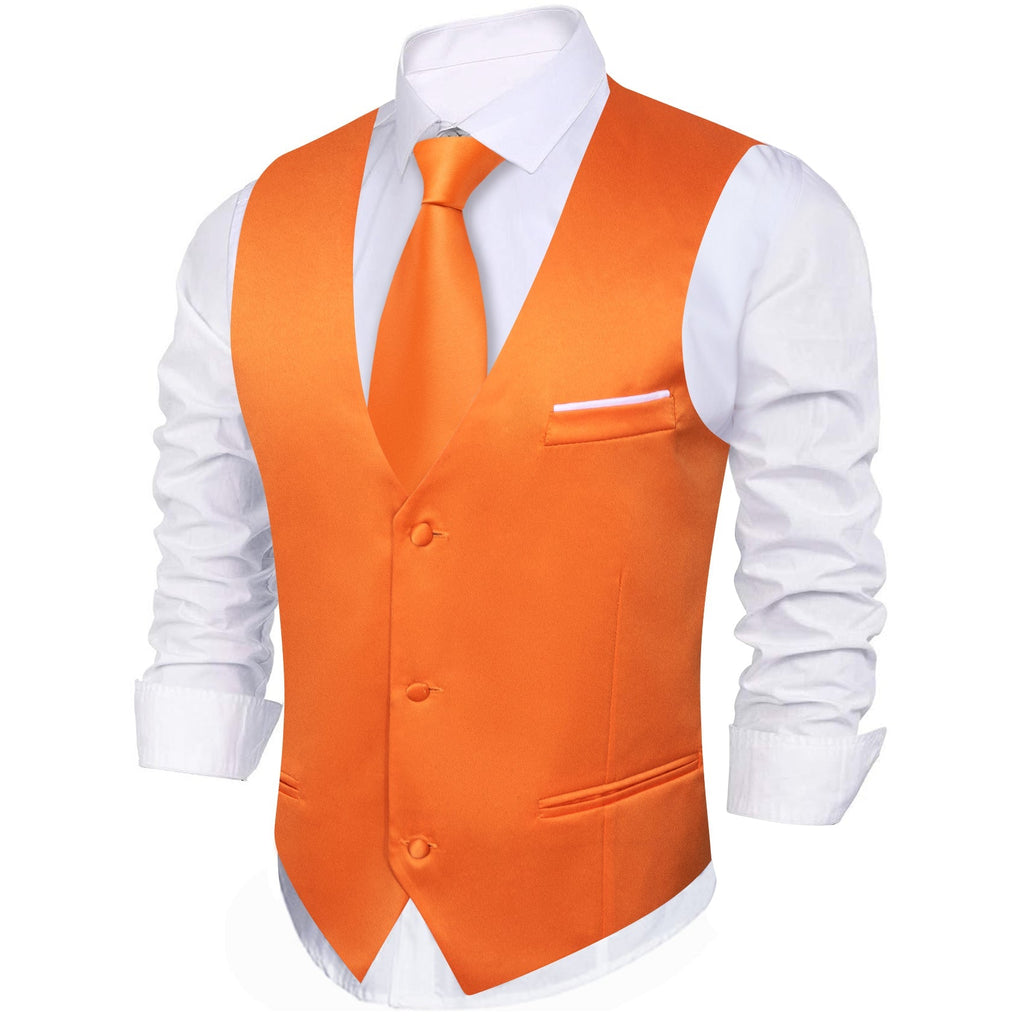 GentCrest Orange Solid Vest - Image 4
