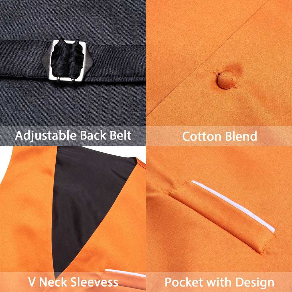 GentCrest Orange Solid Vest - Image 6
