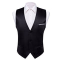 GentCrest Black Solid Vest - Image 1