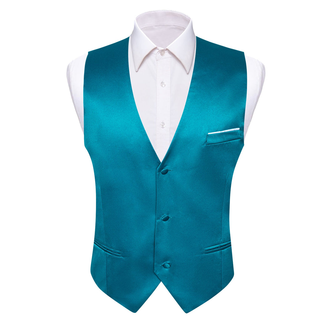 GentCrest Blue Solid Vest - Image 1
