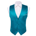 GentCrest Blue Solid Vest - Image 1