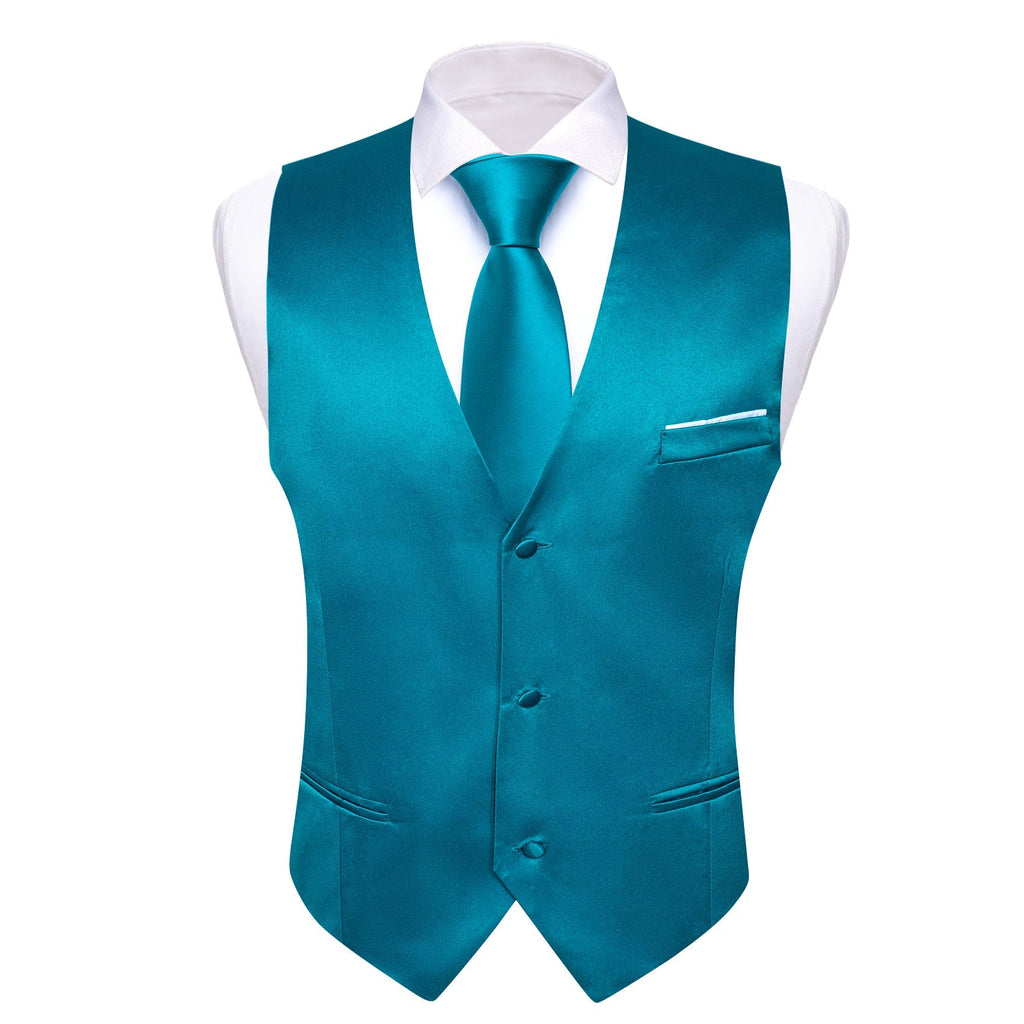 GentCrest Blue Solid Vest - Image 2