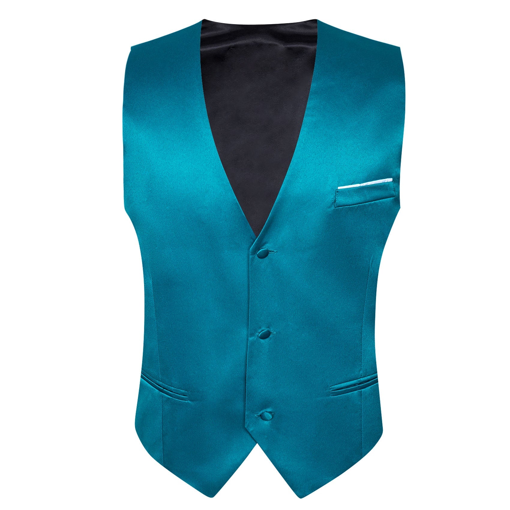 GentCrest Blue Solid Vest - Image 6