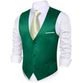 GentCrest Green Solid Vest - Image 1