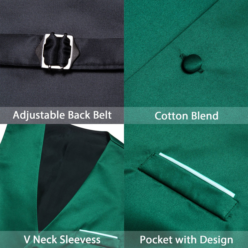 GentCrest Green Solid Vest - Image 6