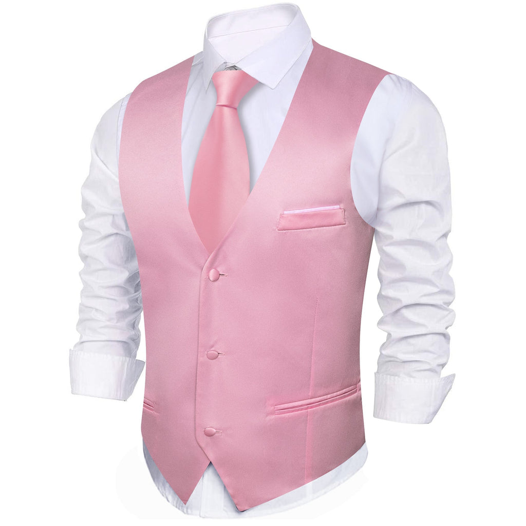 GentCrest Pink Solid Vest - Image 3