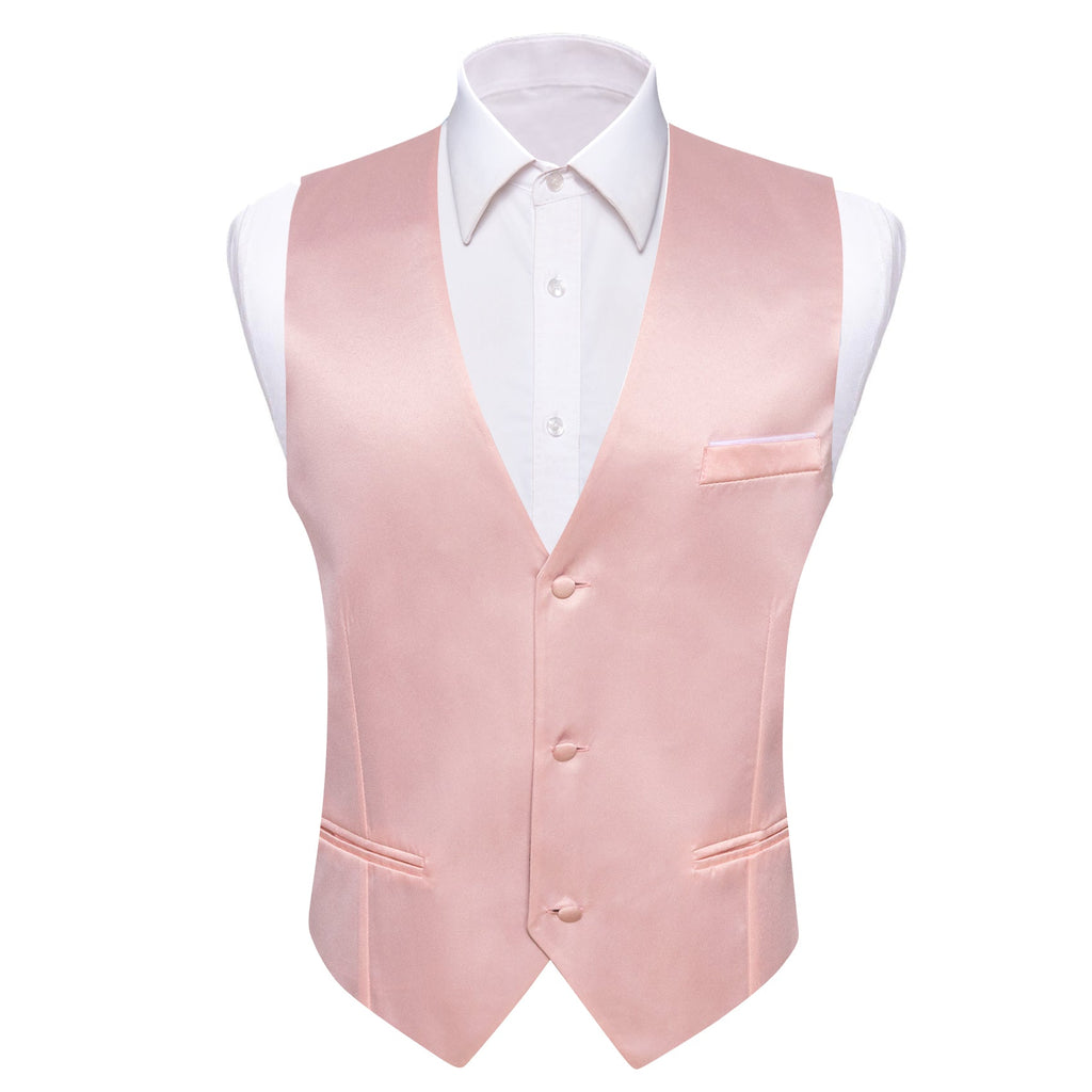 GentCrest Pink Solid Vest - Image 1