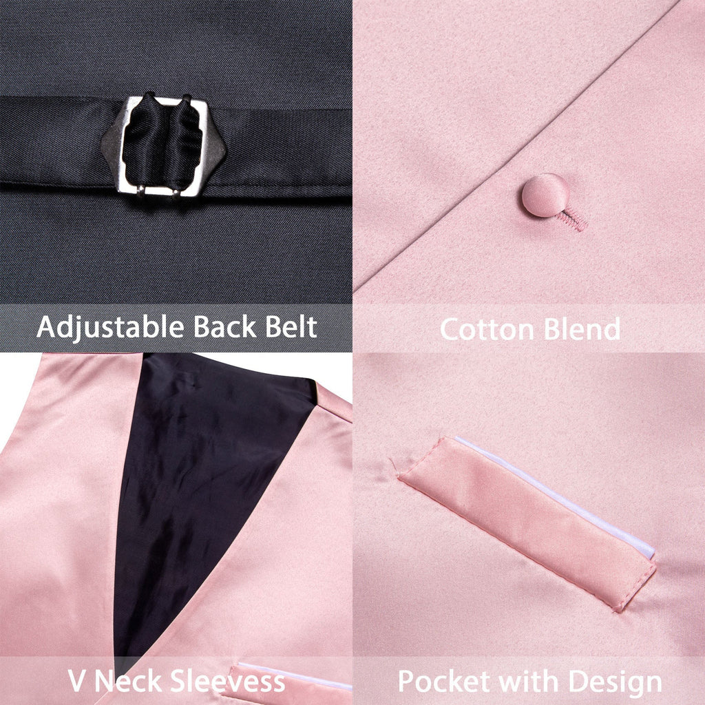 GentCrest Pink Solid Vest - Image 6