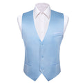 GentCrest Blue Solid Vest - Image 1