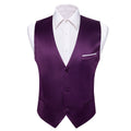 GentCrest Purple Solid Vest - Image 1