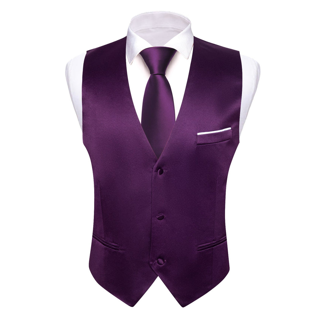 GentCrest Purple Solid Vest - Image 2