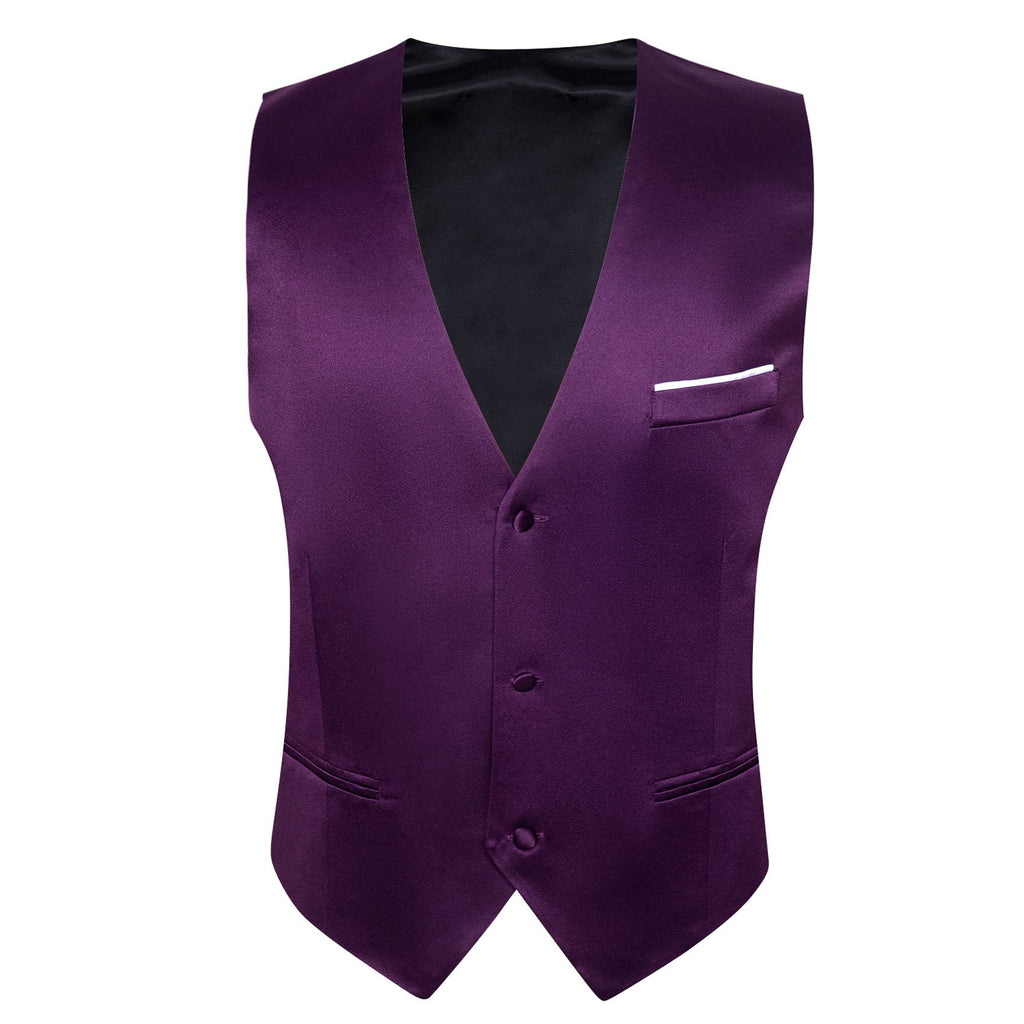 GentCrest Purple Solid Vest - Image 4