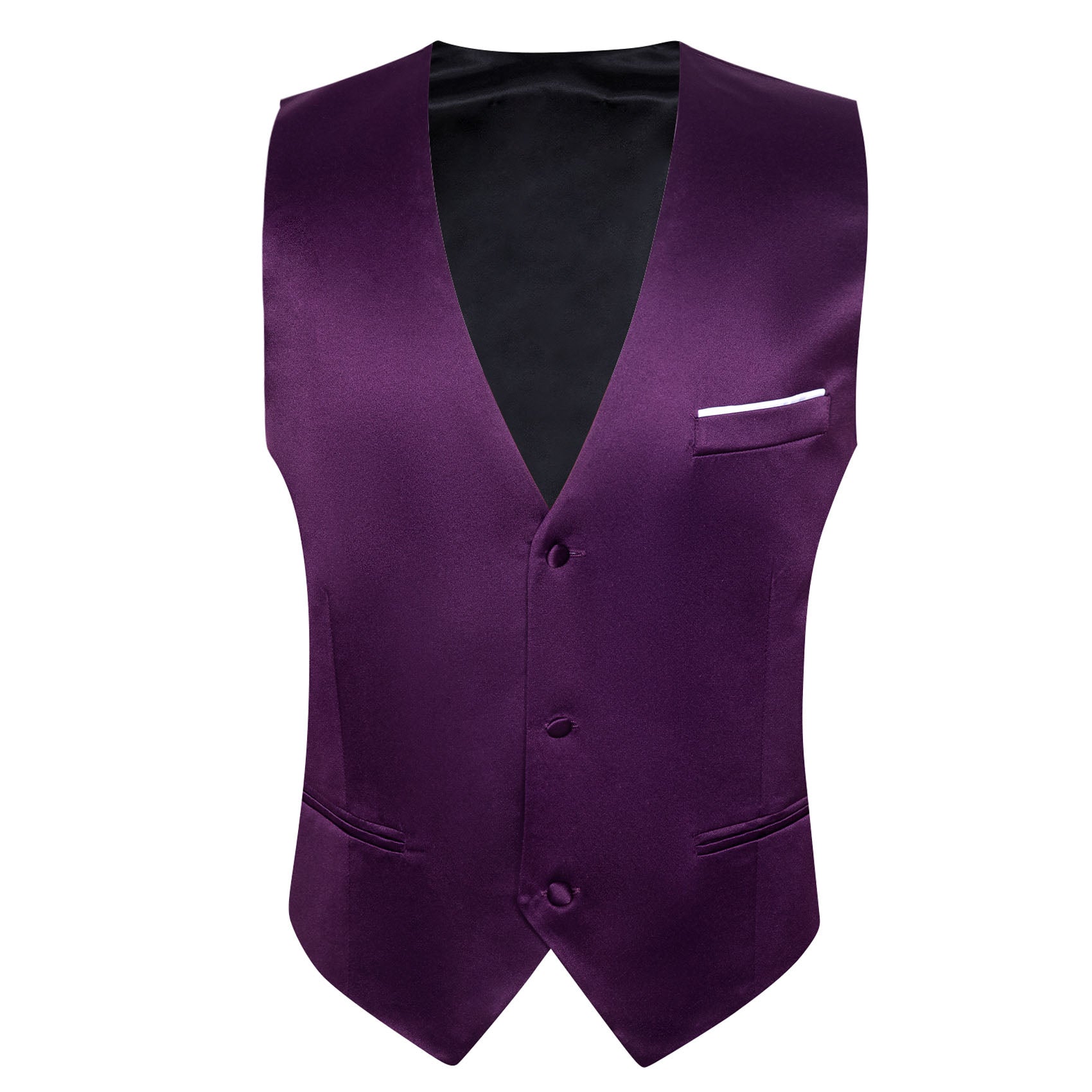 GentCrest Purple Solid Vest - Image 4